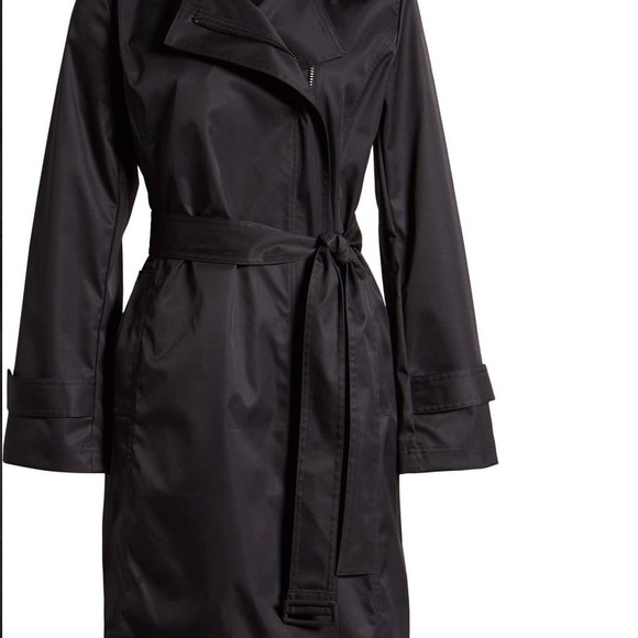 Bernardo hooded water resistant water trench coat - Picture 2 of 5